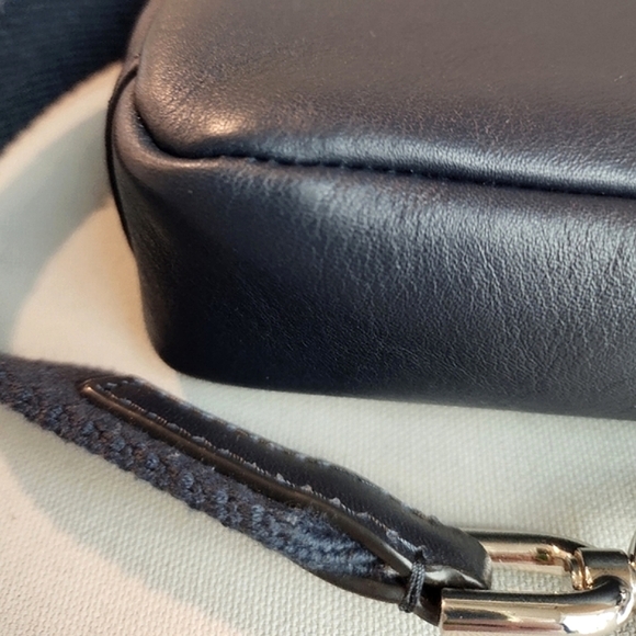 ECCO Leather Crossbody Dark Navy Blue | Night Ocean  NWT UNISEX Design - Picture 10 of 16